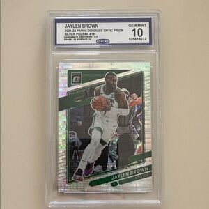 Panini Silver Prizm Basketball Card